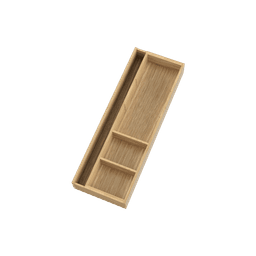 flexxa Mehrzweckeinsatz schiebbar 170-270mm, Tiefe 472 H:52mm, Eiche geölt