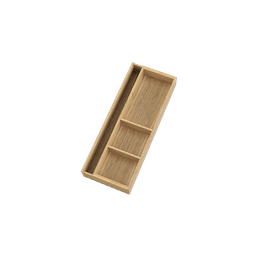 flexxa Mehrzweckeinsatz schiebbar 170-270mm, Tiefe 422 H:52mm, Eiche geölt