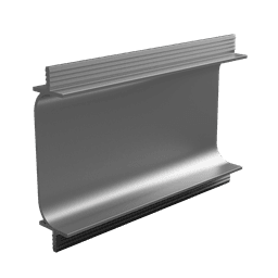 Horios Griffmulde GSA Stangenware 2500 mm Alu natureloxiert