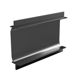 Horios Griffmulde GSA Stangenware 2500 mm Edelstahlfarbig ohne Schliff