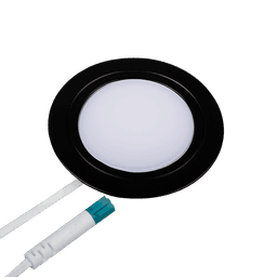 Mesa 58 3.6W/24V DC 2700K schwarz, Ltg.0.05/2.0m RA>90, Lin24-Stecker