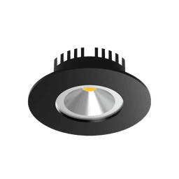Zoruna Junior 6.0W/230V 2700K 400lm, rund,schwarz,IP44,RA>92 dimmbar PH Abschnitt, Lin230