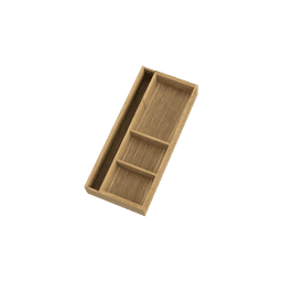 flexxa Mehrzweckeinsatz schiebbar 170-270mm, Tiefe 372 H:52mm, Eiche geölt